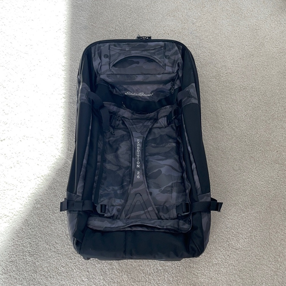 eddie bauer large rolling suitcase